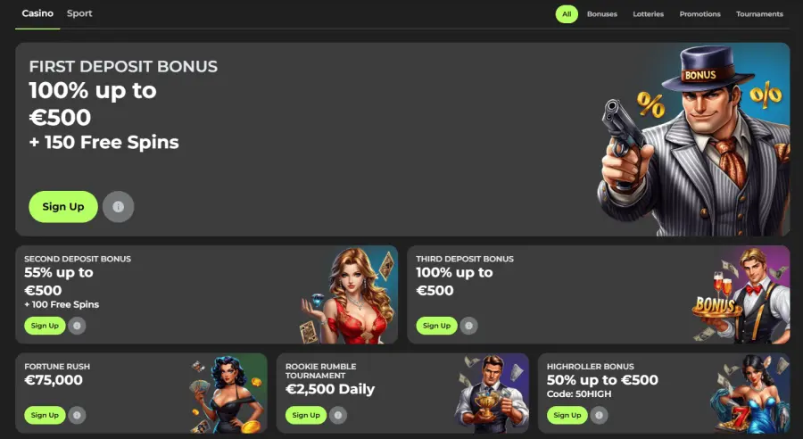 Capospin bonus casino